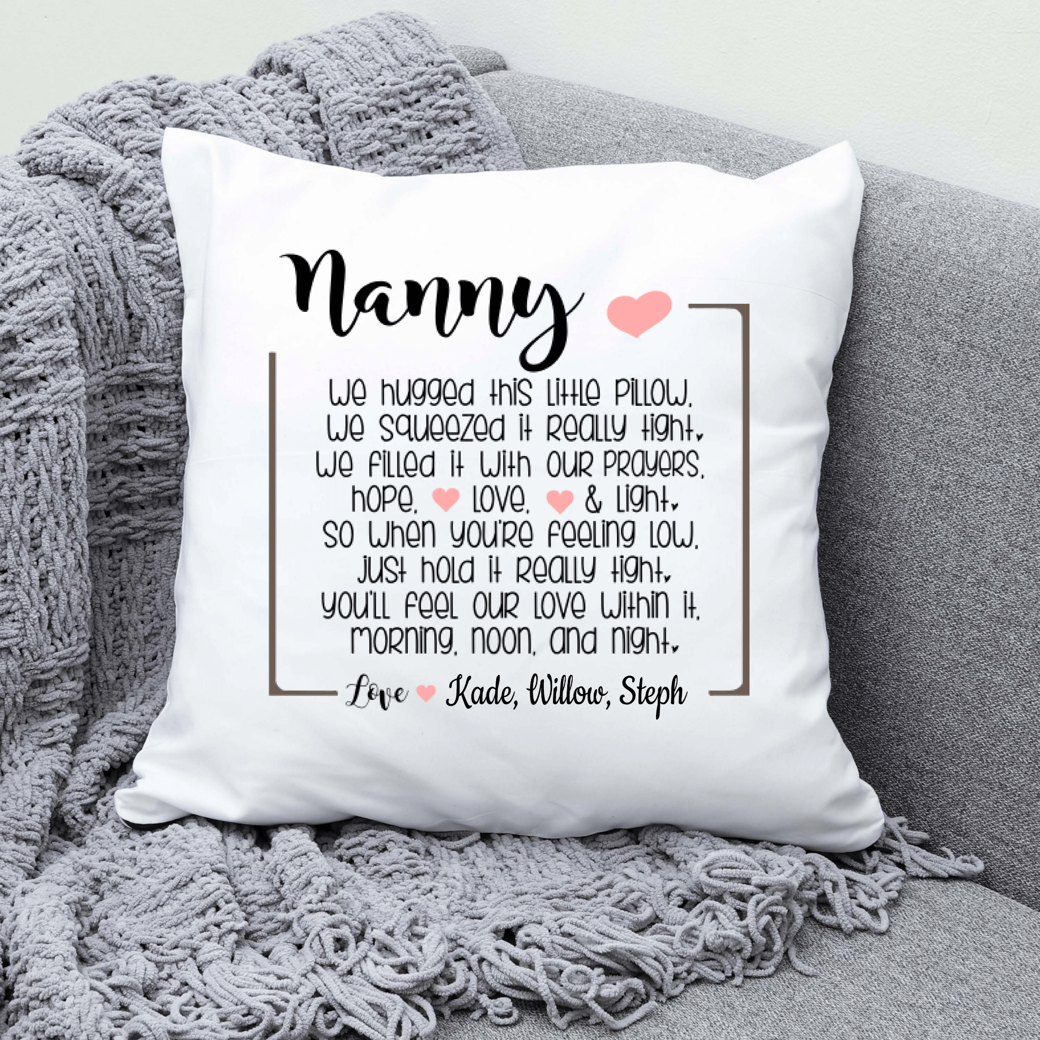 Grandma we hugged this little clearance pillow