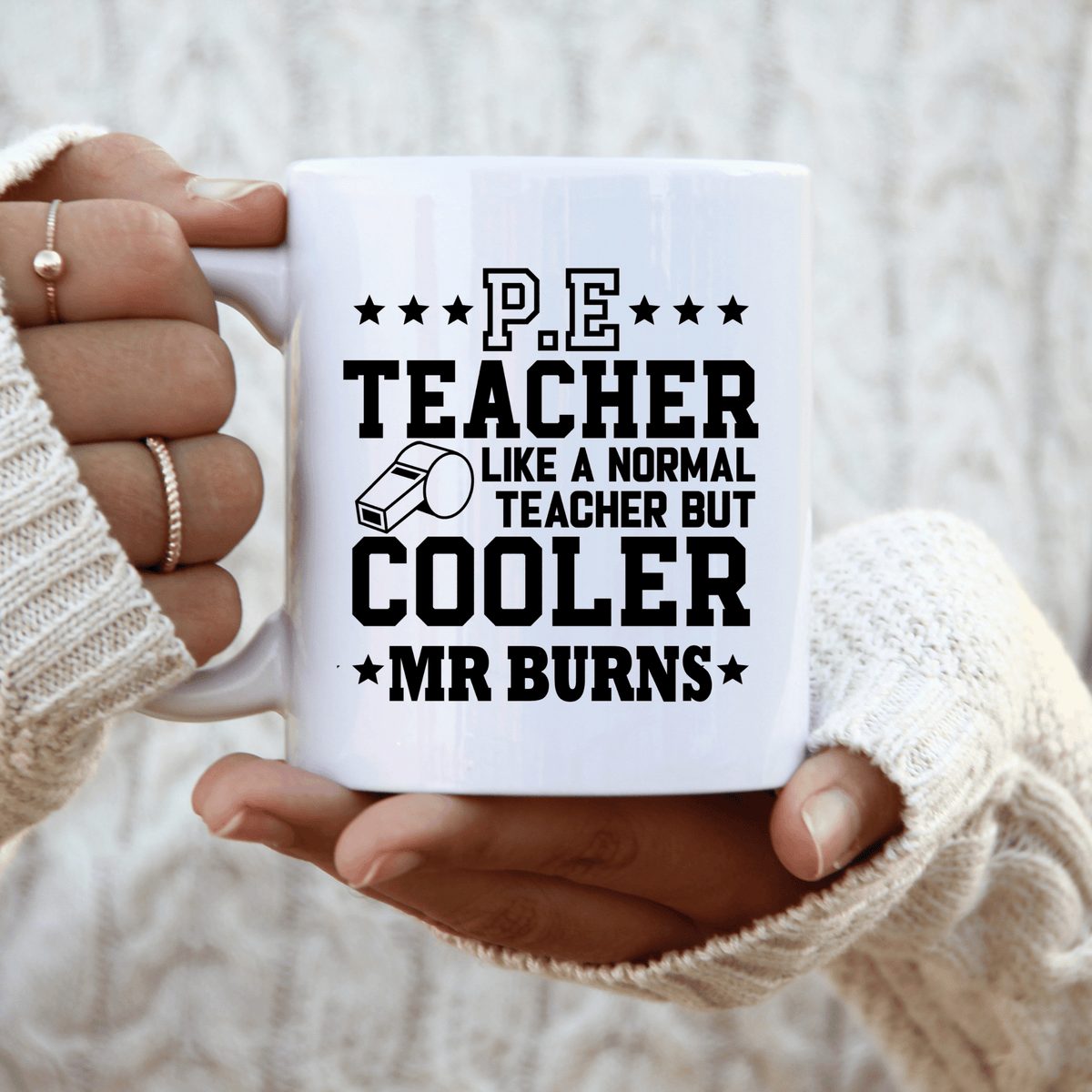 PE TEACHER MUG