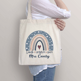 GREY RAINBOW TEACHER BAG