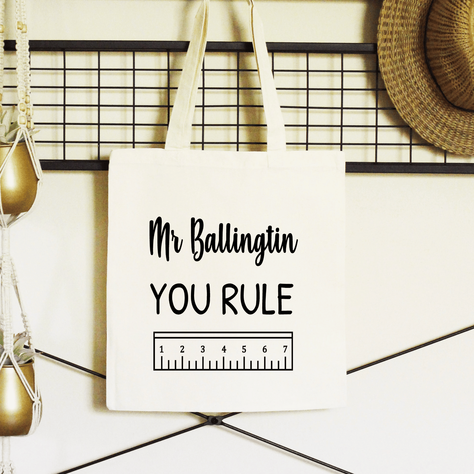 YOU RULE TEACHER BAG